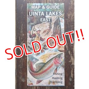 画像: dp-250728-05 UINTA LAKES EAST 1969 MAP & GUIDE
