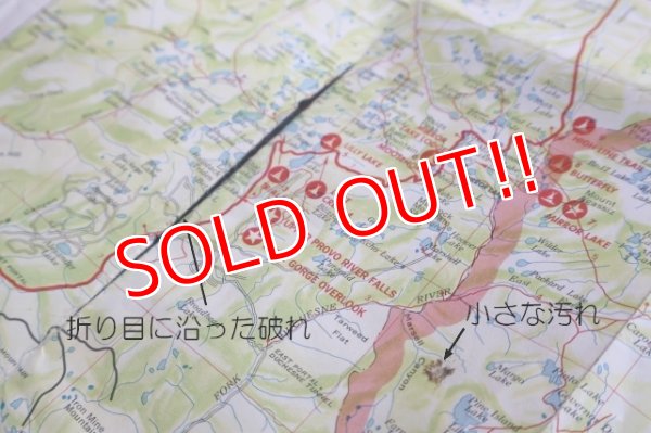 画像14: dp-250728-05 UINTA LAKES WEST 1969 MAP & GUIDE