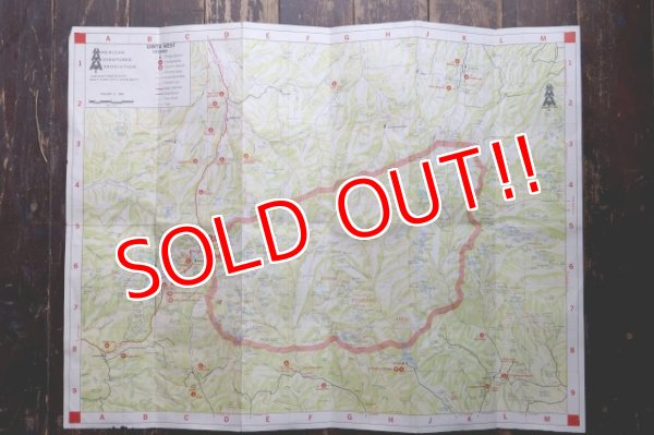 画像9: dp-250728-05 UINTA LAKES WEST 1969 MAP & GUIDE