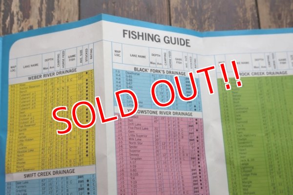 画像6: dp-250728-05 UINTA LAKES WEST 1969 MAP & GUIDE