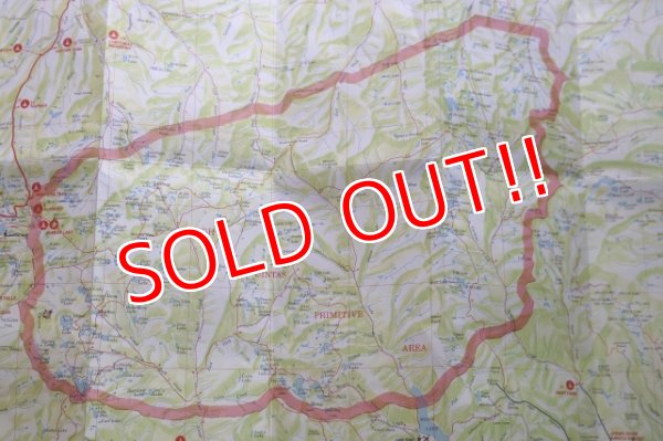 画像10: dp-250728-05 UINTA LAKES WEST 1969 MAP & GUIDE