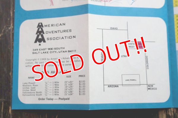 画像7: dp-250728-05 UINTA LAKES EAST 1969 MAP & GUIDE