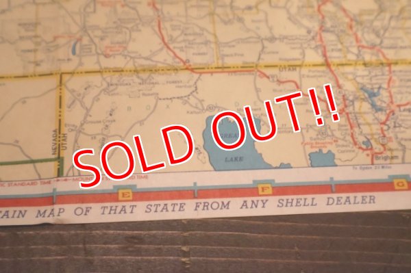 画像11: dp-240605-06 SHELL 1930's-1940's Road Map "IDAHO"