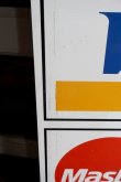 画像4: dp-250205-36 DISCOVER・VISA ・Master Card 1990's W-sided Metal Sign