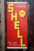 画像1: dp-240605-06 SHELL 1930's-1940's Road Map "IDAHO"