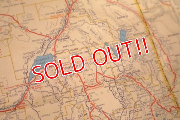 画像10: dp-240605-06 SHELL 1930's-1940's Road Map "IDAHO"