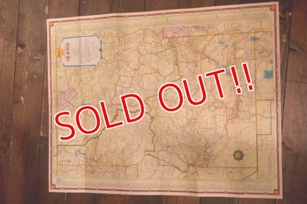 画像6: dp-240605-06 SHELL 1930's-1940's Road Map "IDAHO"