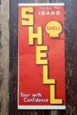画像2: dp-240605-06 SHELL 1930's-1940's Road Map "IDAHO"