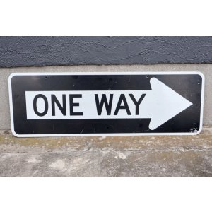 画像: dp-250701-05 Road Sign "ONE WAY⇒"