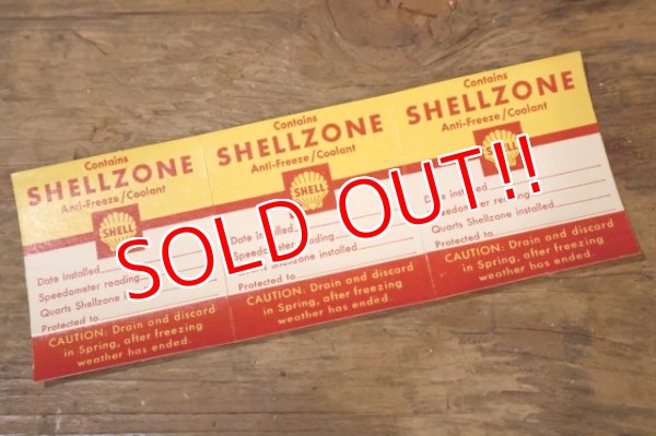 画像1: dp-240605-06 SHELL / SHELLZONE 1960's Sticker