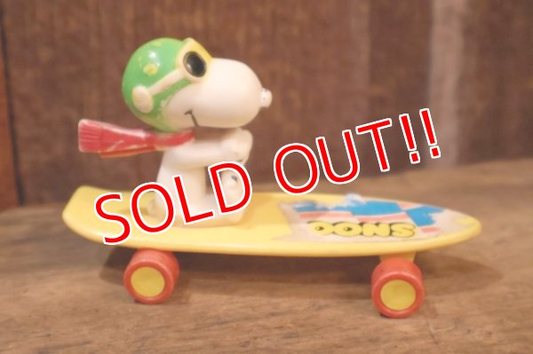 画像2: ct-250320-40 Snoopy / AVIVA 1970's Skateboard