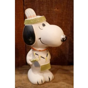 画像: ct-250901-02 Snoopy / 1980's Vinyl Squeak Toy "Indian"