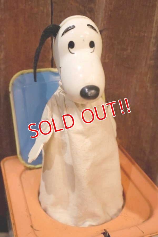 画像2: ct-250320-30 【JUNK】Snoopy / MATTEL 1972 Musical  Jack in the Box