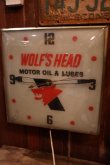 画像8: dp-250618-19 WOLF'S HEAD MOTOR OIL & LUBES 1960's PAM CLOCK