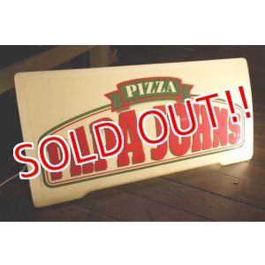 画像: dp-250930-02 PAPA JOHN'S PIZZA / 1990's Delivery Car Sign