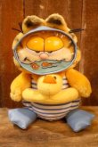 画像1: ct-250930-02 Garfield / DAKIN 1980's Plush Doll "Ducky Float Swimming"