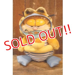 画像: ct-250930-02 Garfield / DAKIN 1980's Plush Doll "Ducky Float Swimming"