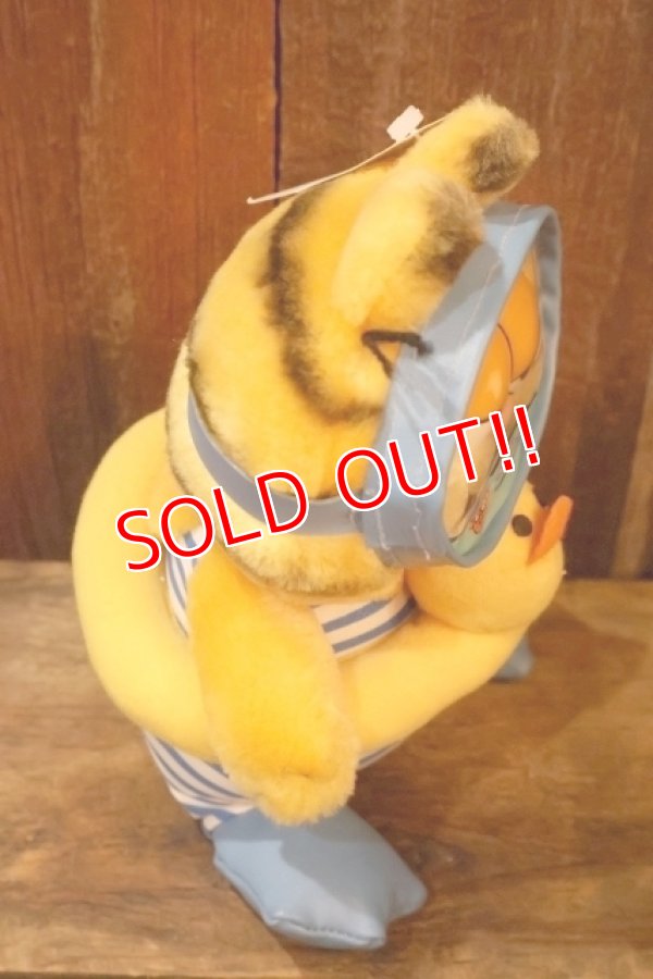 画像4: ct-250930-02 Garfield / DAKIN 1980's Plush Doll "Ducky Float Swimming"