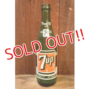 画像: dp-250930-05 7 Up 1960's 12 FL. OZ. Bottle