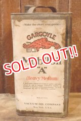 画像: dp-251008-01 VACUUM OIL COMPANY Mobiloil GARGOYLE 1920's 1 U.S. GALLON CAN