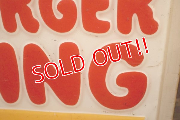 画像4: dp-251008-37 BURGER KING 1970's-1980's Store Sign