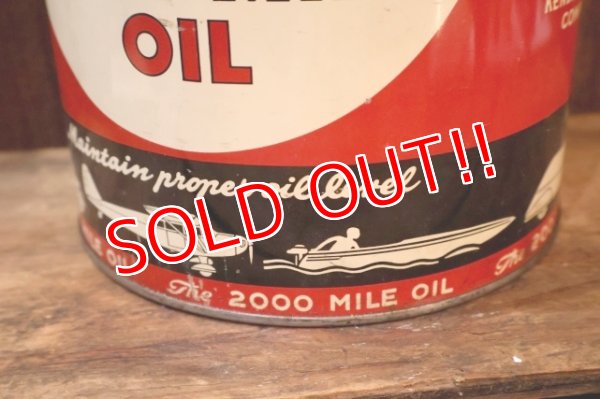 画像6: dp-251008-67 KENDALL 1940's-1950's The 2000 MILE OIL 5 U.S. QUARTS CAN