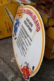 画像13: ct-251008-07 McDonald's / Setmakers, Inc. 1980 "McDONALDLAND PLAYLAND REGULATIONS" Porcelain Sign