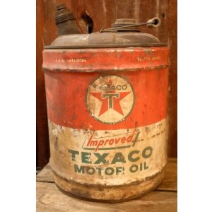 画像: dp-251008-83 TEXACO 1950's  5 U.S. GALLONS MOTOR OIL CAN