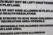 画像9: ct-251008-07 McDonald's / Setmakers, Inc. 1980 "McDONALDLAND PLAYLAND REGULATIONS" Porcelain Sign