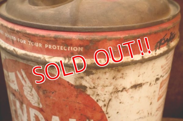 画像7: dp-251008-80 KENDALL 1950's  5 U.S. GALLONS MOTOR OIL CAN
