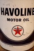 画像2: dp-251008-87 TEXACO1960's HAVOLINE MOTOR OIL 1 U.S. GALLON CAN