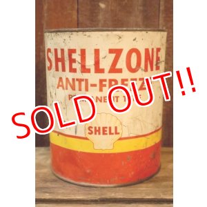 画像: dp-251008-87 SHELL1950's SHELLZONE ANTI-FREEZE 1 U.S. GALLON CAN