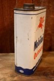 画像5: dp-251008-87 Mobiloil 1940's-1950's Outboard 1 U.S. Quart Oil Can