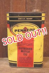 画像: dp-251008-87 PENNZOIL Outboard Motor Oil 1 U.S. Quart Can