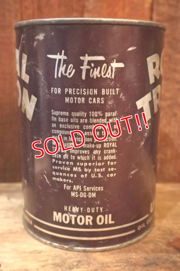 画像3: dp-251008-79 UNION 76 ROYAL TRITON 1950's 1 U.S. Quart Motor Oil Can