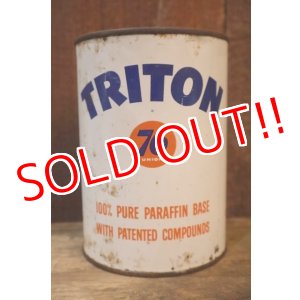 画像: dp-251008-79 UNION 76 TRITON 1950's 1 U.S. Quart Motor Oil Can