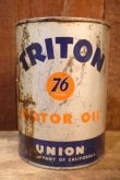 画像2: dp-251008-79 UNION 76 TRITON 1950's 1 U.S. Quart Motor Oil Can