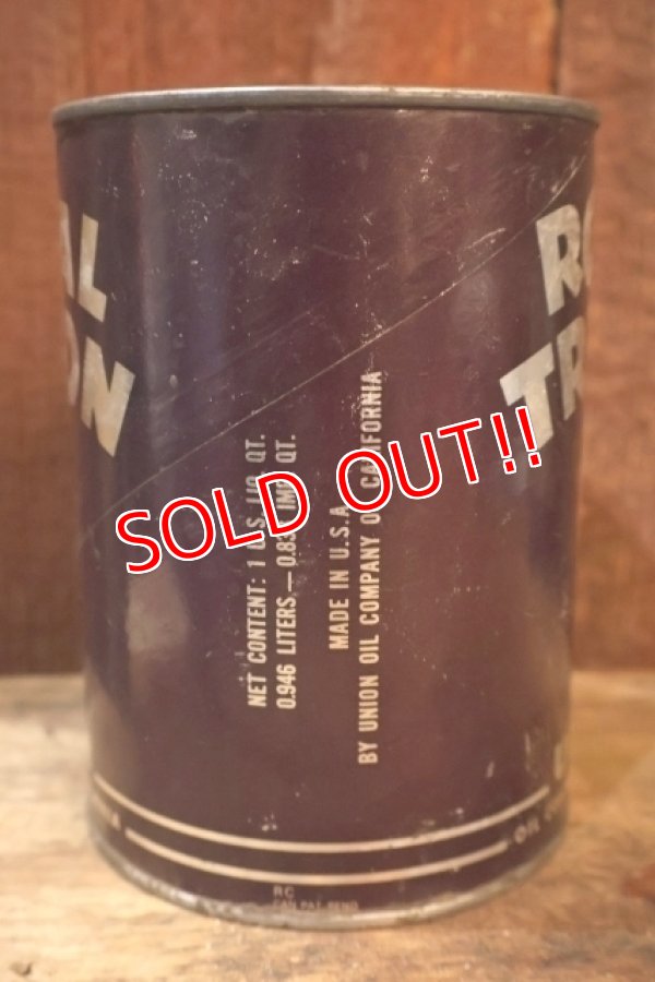 画像4: dp-251008-79 UNION 76 ROYAL TRITON 1950's 1 U.S. Quart Motor Oil Can