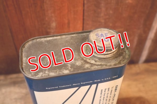 画像5: dp-251008-87 RPM 1950's Outboard Motor Oil 1 U.S. Quart Can