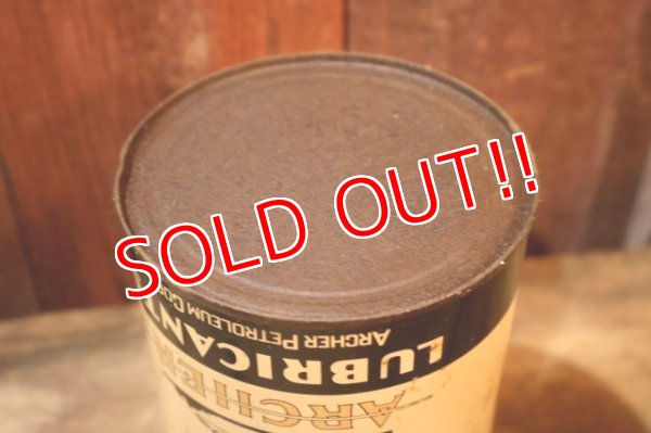 画像7: dp-251008-65 ARCHER LUBRICANTS 1940's-1950's 1 U.S. Quart Can