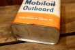 画像8: dp-251008-59 Mobiloil 1940's-1950's Outboard 1 U.S. Quart Oil Can