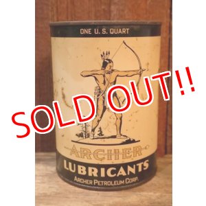 画像: dp-251008-65 ARCHER LUBRICANTS 1940's-1950's 1 U.S. Quart Can
