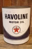 画像1: dp-251008-87 TEXACO1960's HAVOLINE MOTOR OIL 1 U.S. GALLON CAN