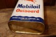 画像7: dp-251008-87 Mobiloil 1940's-1950's Outboard 1 U.S. Quart Oil Can