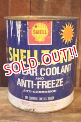 画像: dp-251008-87 SHELL 1960's SHELLZONE COOLANT and ANTI-FREEZE 1 U.S. GALLON CAN