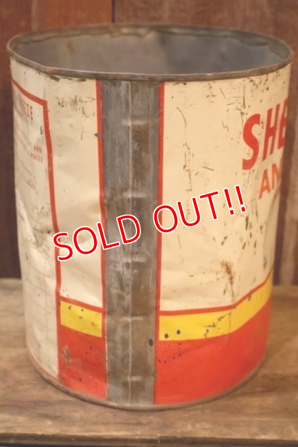画像5: dp-251008-87 SHELL1950's SHELLZONE ANTI-FREEZE 1 U.S. GALLON CAN
