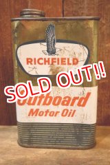 画像: dp-251008-87 RICHFIELD Outboard Motor Oil 1 U.S. Quart Can
