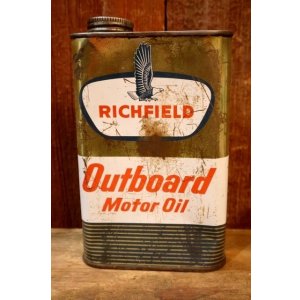 画像: dp-251008-87 RICHFIELD Outboard Motor Oil 1 U.S. Quart Can