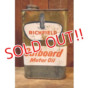 画像: dp-251008-87 RICHFIELD Outboard Motor Oil 1 U.S. Quart Can