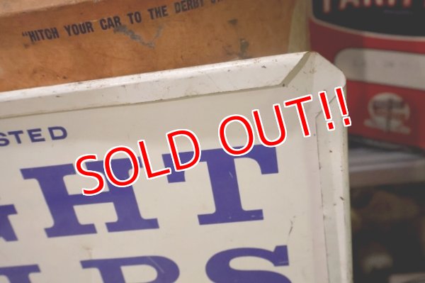 画像11: dp-251008-42 GENERAL ELECTRIC 1960's-1970's LIGHT BULBS W-sided Metal Sign